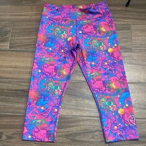 Zumba colorful capris